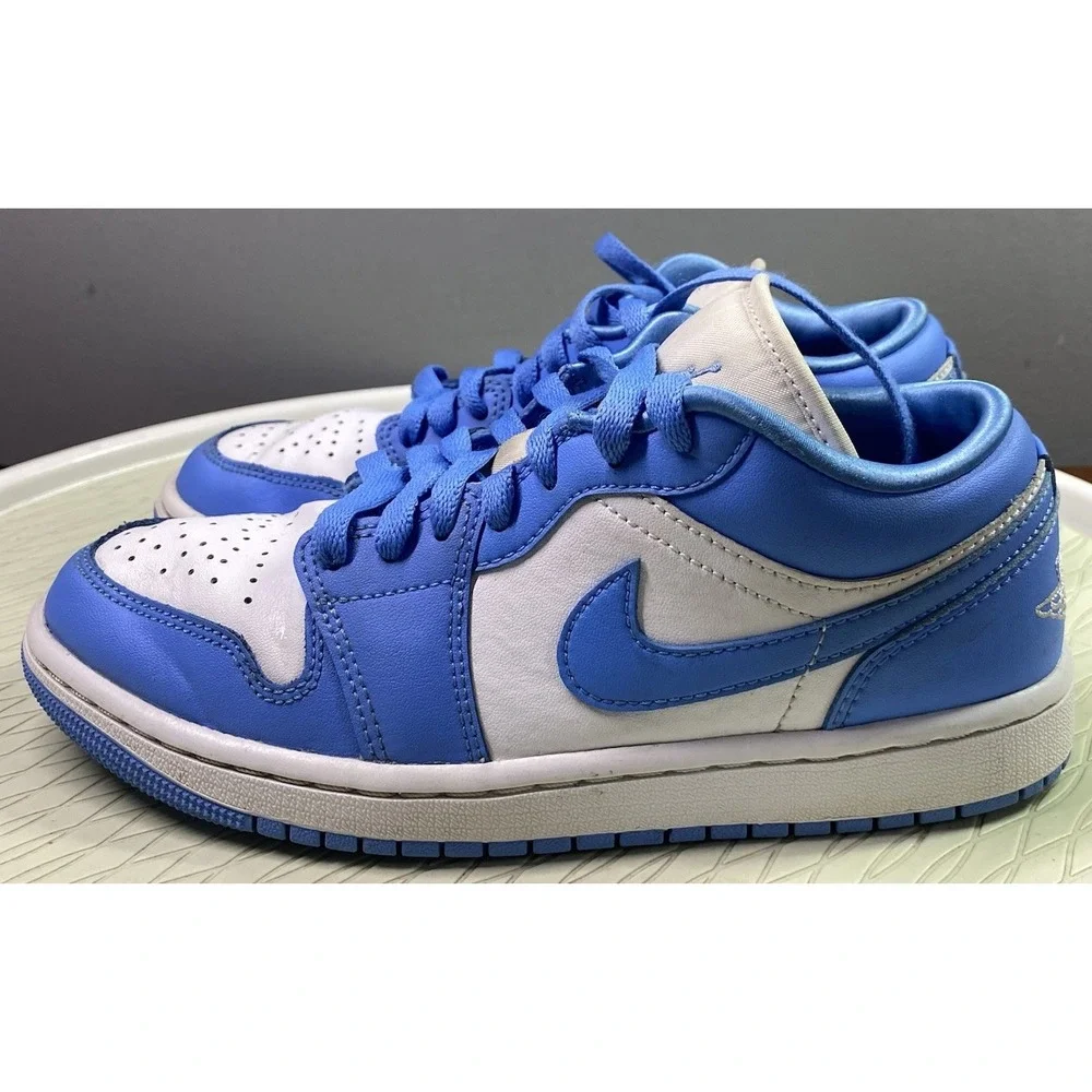 Air Jordan 1 Low UNC 2024‎ Women's University Blue Sneakers Low Tops Sz.7 US